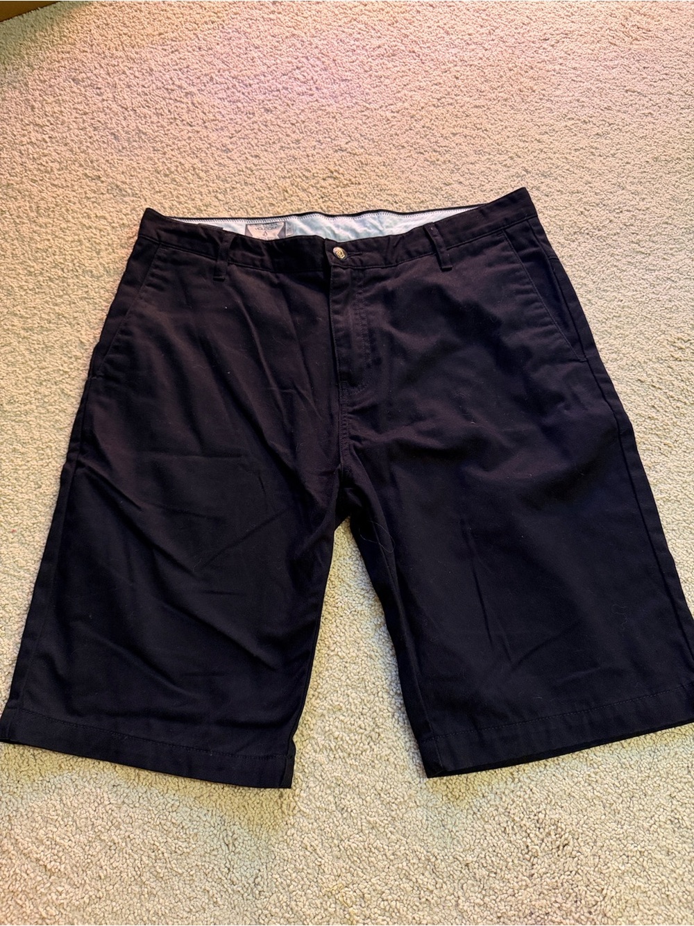 Volcom Men's Classic Black Chino Shorts - Size 33